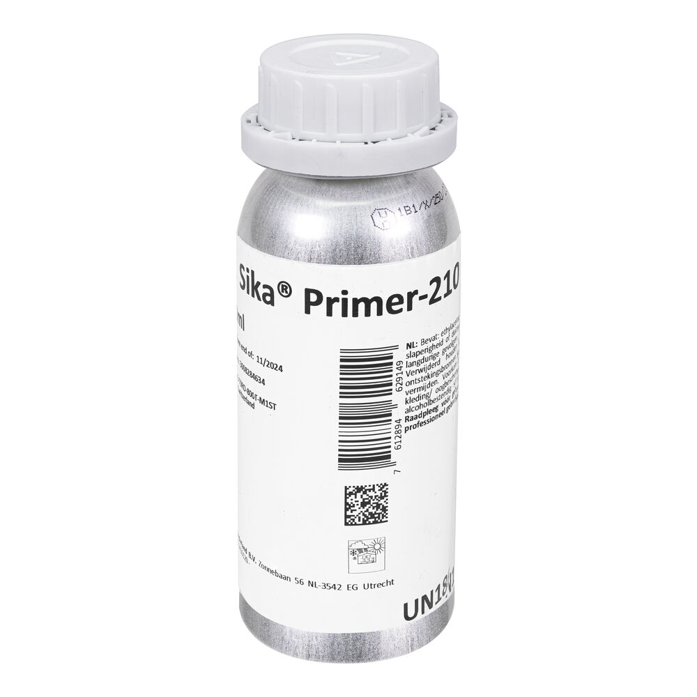 925321025 SIKA PRIMER-210 TRANSPARANT 250 ML SPECIALE PRIMER VOOR KUNSTSTOFFEN